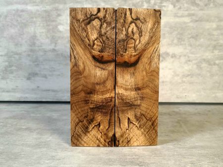 #2093 - Curly, Spalted Myrtle Burl - K&G Stabilized Fashion