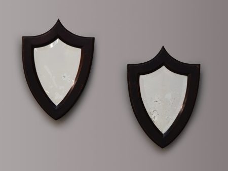 Pair of Mahogany English Mirrors Hot on Sale