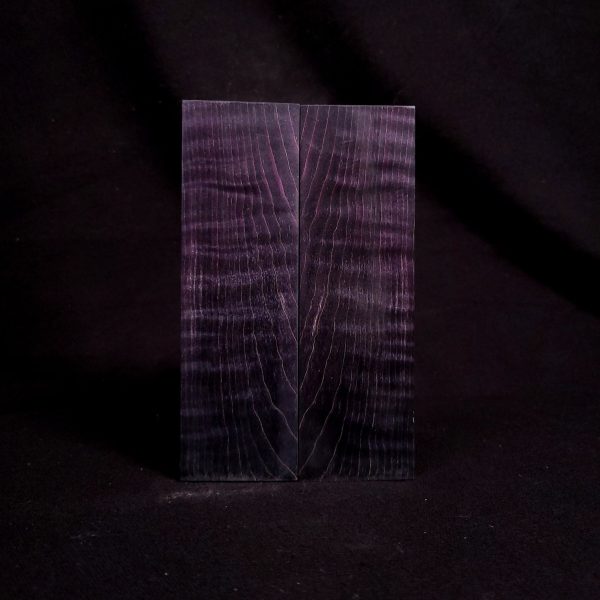 #2011 - SINISTER (with a touch of pink) - Double Dyed Curly Maple Discount