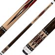 Jacoby HB6 Cue - Birdseye Maple with Black Palm Online