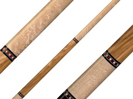 Jacoby HB1 Cue - Birdseye Maple with Olivewood Cheap