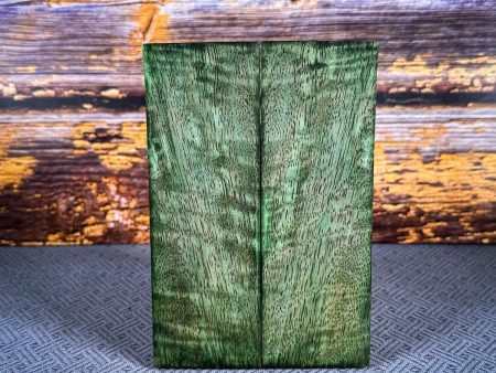 #2434 - Green Dyed Curly Maple Online