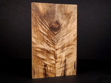 #2129 - Spalted, Curly Myrtle - K&G Stabilized For Sale