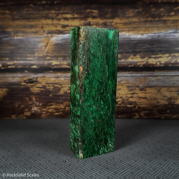 #2400 - Green Dyed Masur (Karelian) Birch Block Online Hot Sale