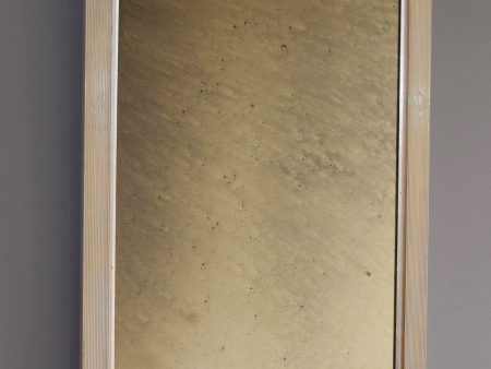 Reeded Gesso & Silver Gilt Mirror For Cheap