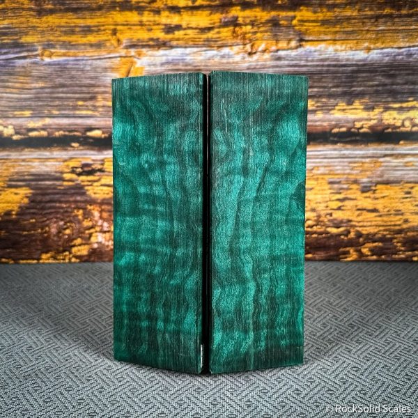 #2457 - Teal Quilted Maple - Bargain Bin Online