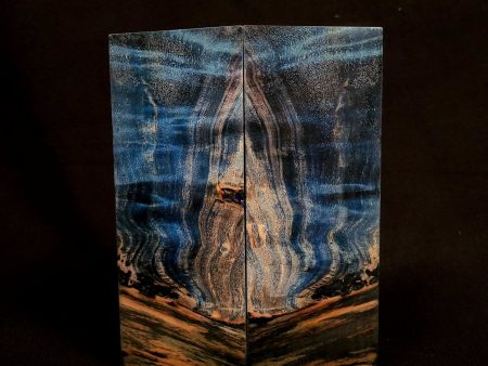 #1062 - Tru-Blue Black Poplar Burl Hot on Sale