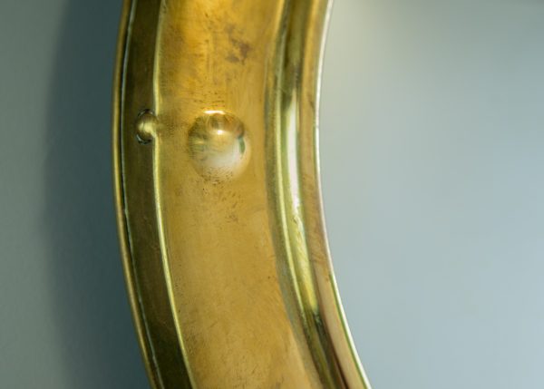 1930s Deco Brass Mirror Online Hot Sale