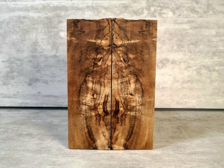 #2110 - Curly, Spalted Myrtle - K&G Stabilized Online Sale