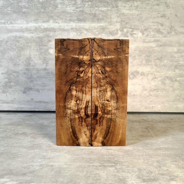 #2110 - Curly, Spalted Myrtle - K&G Stabilized Online Sale