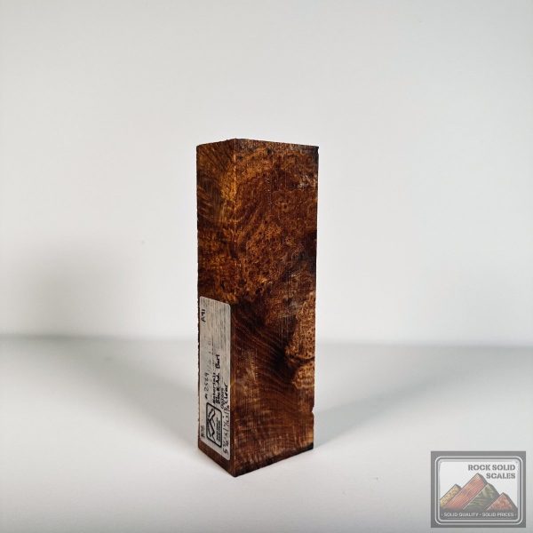 #2529 - Black Ash Burl Block For Cheap