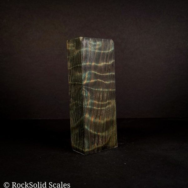 #2122 - Black and Green Curly Redwood - K&G Stabilized Discount