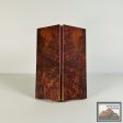 #2664 - Maroon and Gold Maple Burl Fashion