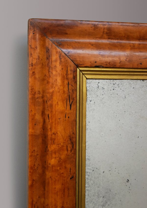 Birds Eye Maple & Gilt Mirror Supply