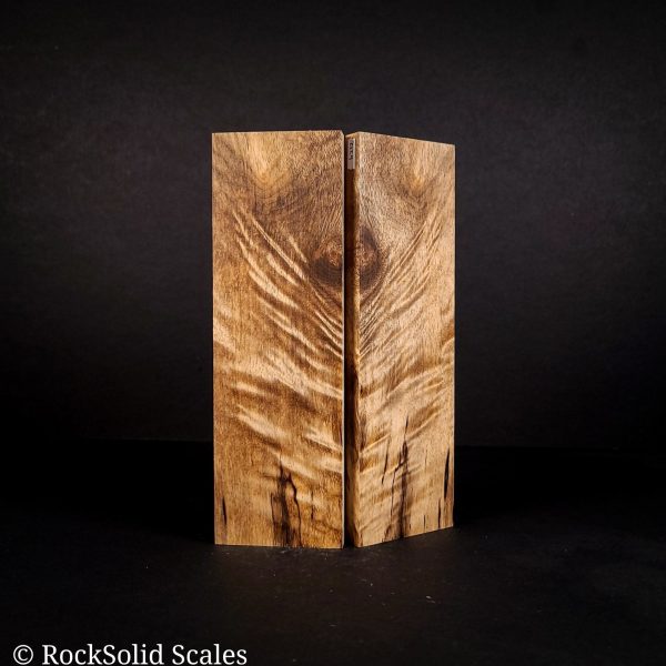 #2129 - Spalted, Curly Myrtle - K&G Stabilized For Sale