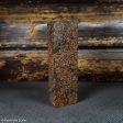 #2392 - Neon Orange and Black Doube Dyed Yellow Cedar Burl Block Online Hot Sale