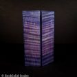 #2133 - Blue Violet Double Dyed Curly Maple - K&G Stabilized Online Hot Sale