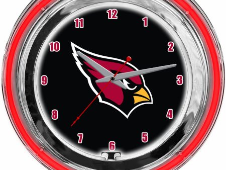 Arizona Cardinals Clock Neon 14  Sale