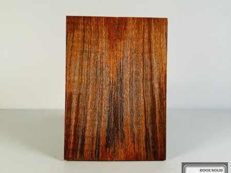 #2651 - Orange and Steel Blue Curly Maple Hot on Sale