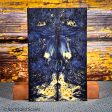 #2345 - Navy Blue Yellow Cedar Burl Hot on Sale