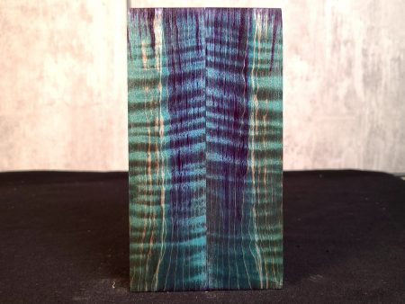 #2077 -Peacock Sky Purple Triple Dyed 5A Curly Maple Online Hot Sale