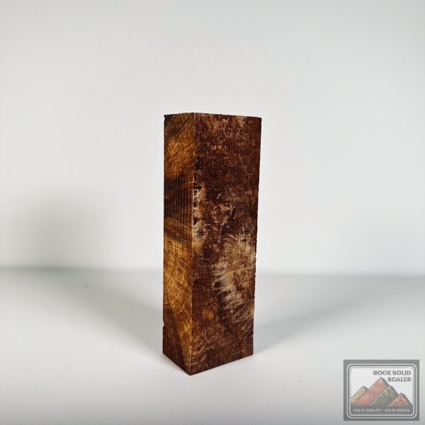 #2529 - Black Ash Burl Block For Cheap