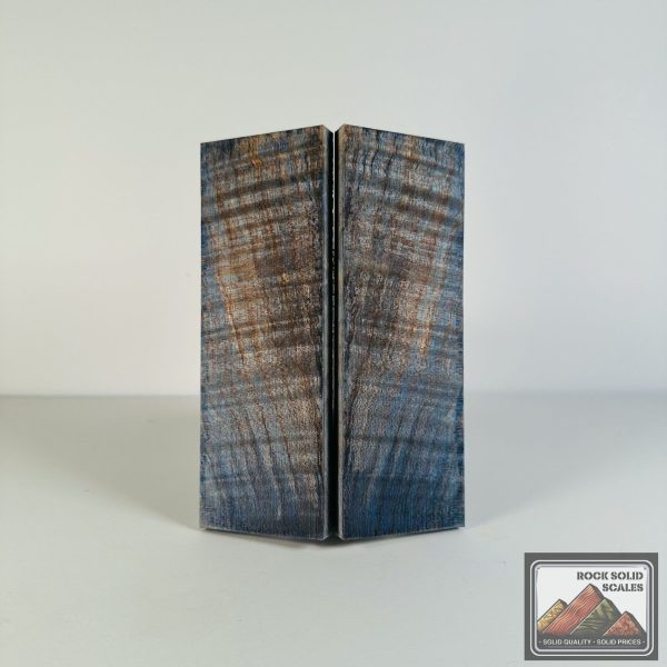 #2606 - Steel Blue Curly Maple Online now