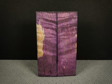 #2303 - Purple Dyed Curly Maple Hot on Sale