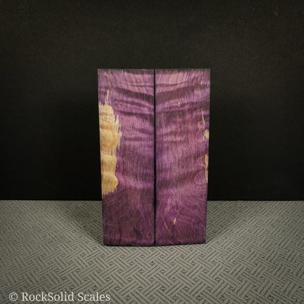 #2303 - Purple Dyed Curly Maple Hot on Sale