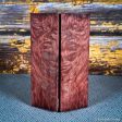 #2480 - Red and Magenta Double Dyed Exhibition Grade Angelstep Quilted Maple - Bargain Bin Fashion