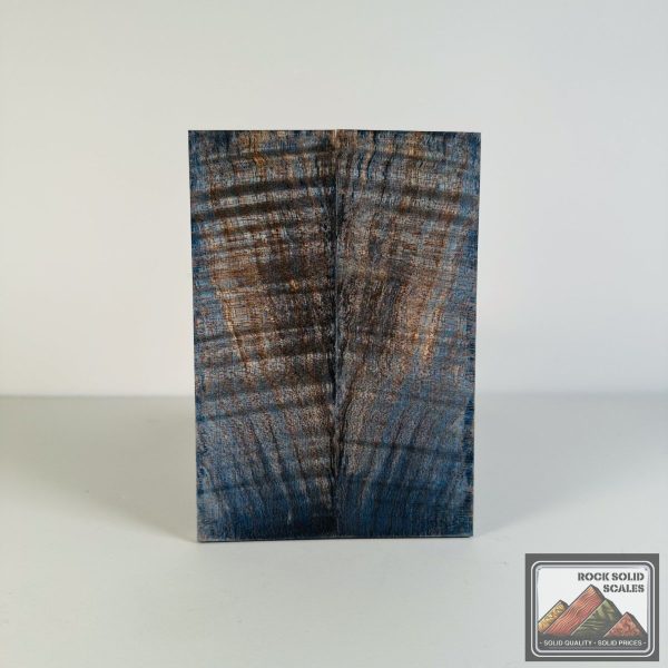 #2606 - Steel Blue Curly Maple Online now