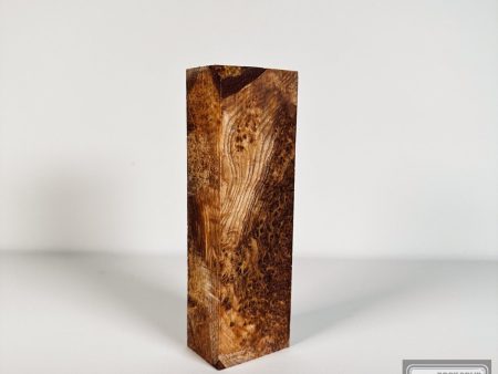 #2525 - Black Ash Burl Block - Bargain Bin Fashion