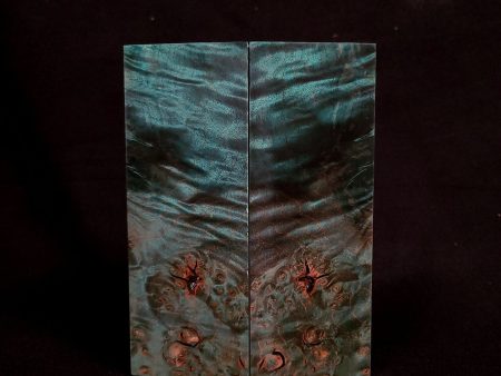 #1077 - Peacock Green Curly Maple Burl Online