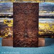 #2326 - Orange and Black Double Dyed Redwood Lace Burl Sale