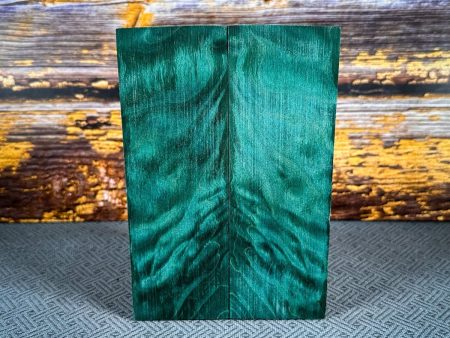 #2438 - Turquoise Angelstep Quilted Maple Hot on Sale