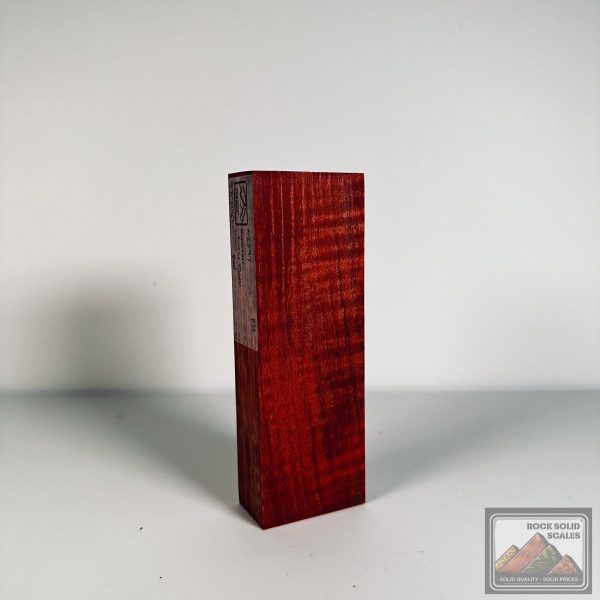 #2597 - Red Curly Maple Block on Sale