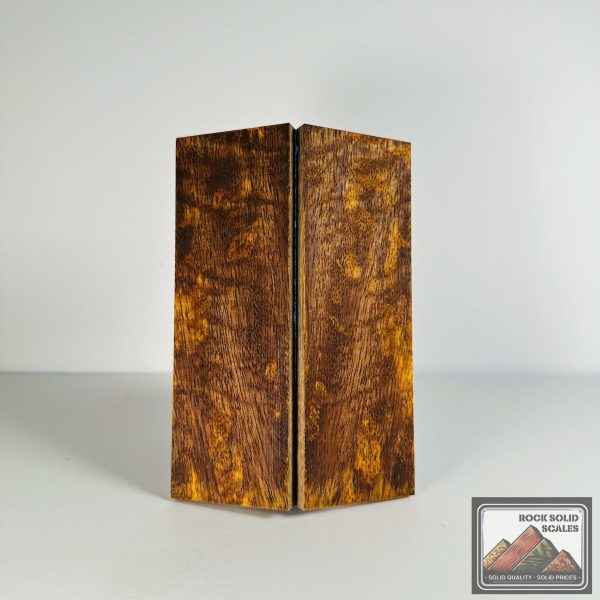 #2699 - Sunset and Grey Spalted Curly Mango Fashion