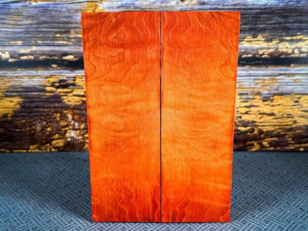 #2452 - OSHA Orange Quilted Maple Online now