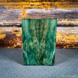 #2422 - Green and Teal Double Dyed Curly Sugi Pine For Sale