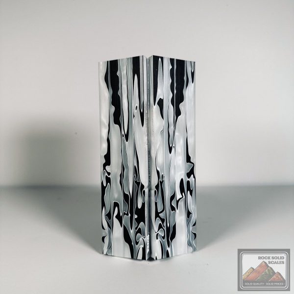 #2572 - Black White Swirl Acrylic Supply