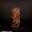 #2146 - Sinister Dyed Curly Redwood Block - K&G Stabilized Cheap