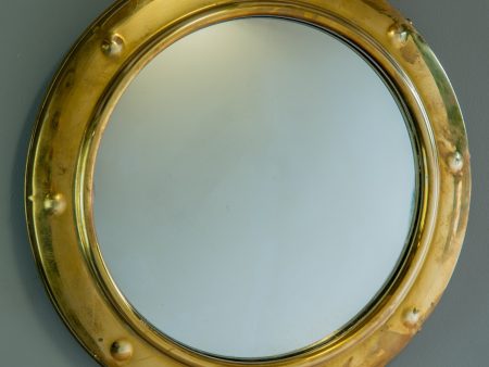 1930s Deco Brass Mirror Online Hot Sale