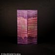 #2118 - Magenta and Purple Double Dyed Curly Maple - K&G Stabilized For Discount