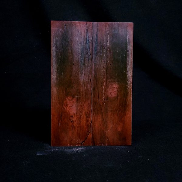 #2026 - Tru-Blue and Redrum Double Dyed Spalted Maple - *Bargain Bin* For Cheap