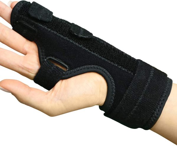 Mars Wellness Boxer Fracture Splint - 4th or 5th Metacarpal Splint Hand and Finger Brace - Broken Fingers, Wrist, Pinky and Hand Immobilizer For Discount