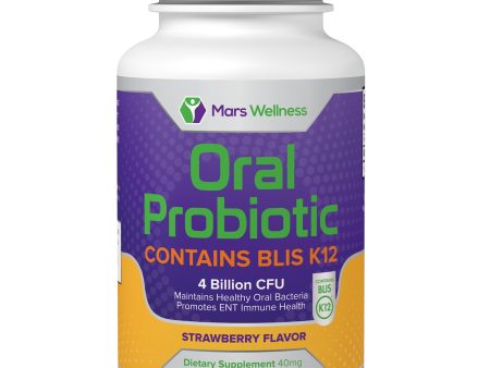 Oral Probiotic Supplement with BLIS K12 4 Billion CFU - Now Dairy Free - Doctor Formulated for Bad Breath, Strep, Cavities, Gum and Oral and Dental Health - Sugar Free - USA Made Supply