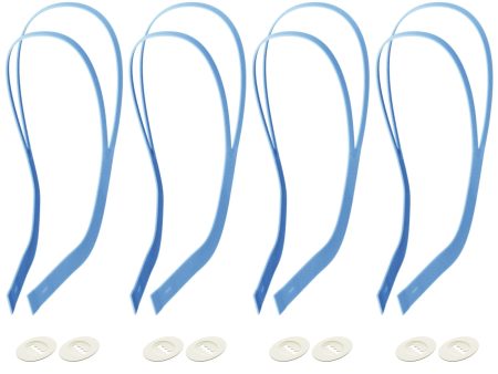 Mars Wellness Replacement Headgear Kit P10 CPAP Pillow Mask Headgear - 4 Pack with 8 Adjustment Clips Online Sale