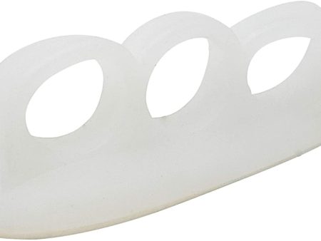 Mars Wellness Gel Toe Separators 2 Pair - 3 Loop Crest Toe Straightener - Gel Spacer for Hammertoe, Overlapping, Mallet Toe, Claw Toe Fashion